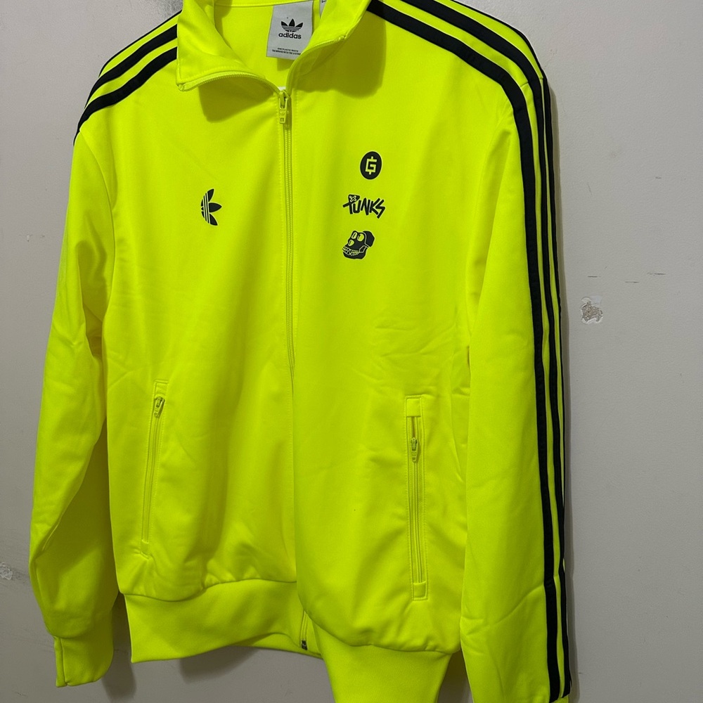 Adidas Trucksuit into the Metaverse BAYC Punks GMONEY Men’s Small Yellow - Picture 6 of 16